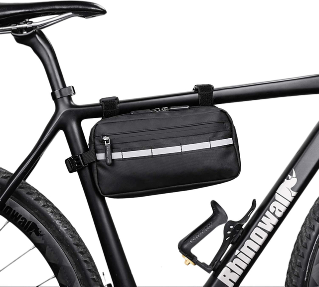 Adults Road Bike Front Frame Handlebar Bag with Removable Shoulder Strap
