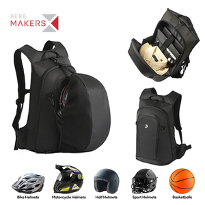 Large Capacity Helmet Motorcycle Helmet Backpack for Sports Outdoor Activities 