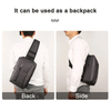 2-in-1 Bicycle Trunk Bag Casual Chest Sling Pack Bag